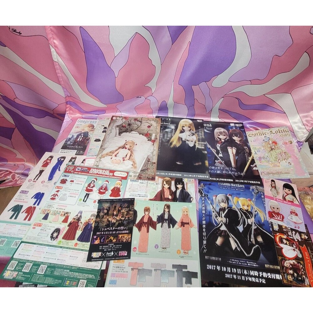 Azone Doll BJD Paper Handout Flyer Lot Japan Jfashion Dolls Clothes 1/6 1/3 1/12